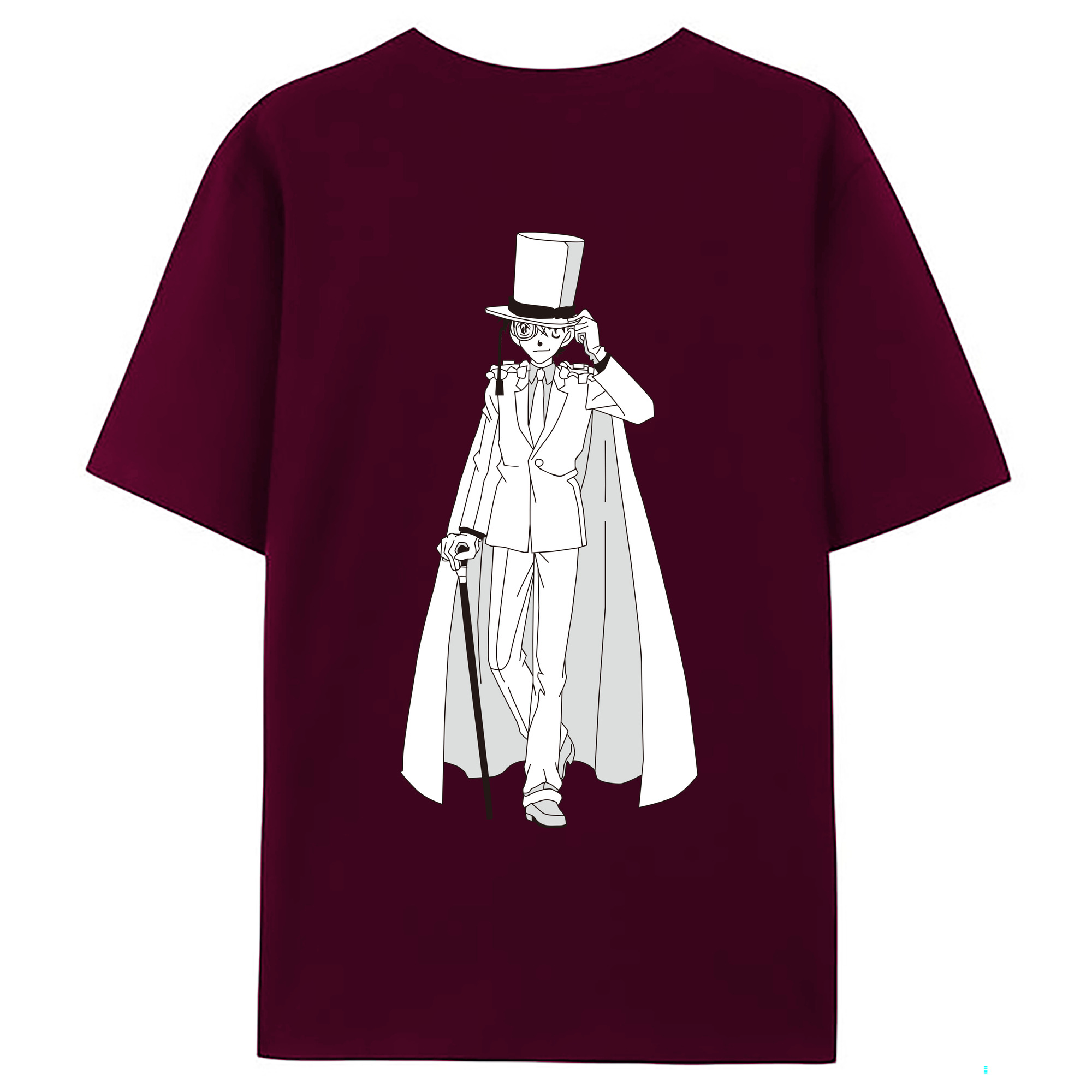 （画像用） 名探偵コナン くろば かいと Detective Conan Kuroba Kaito レディース半袖Tシャツ(バックプリント)